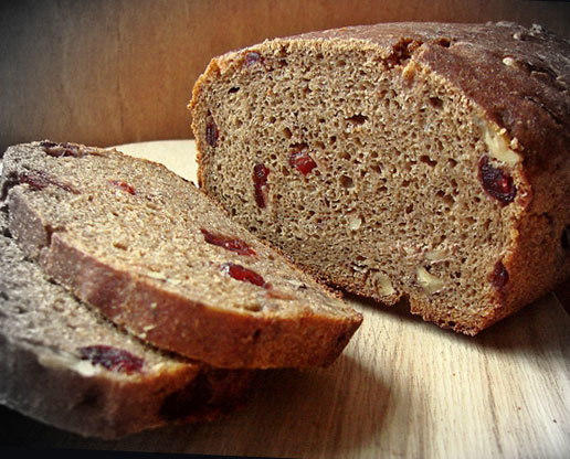 Ржано-пшеничный  хлеб с клюквой